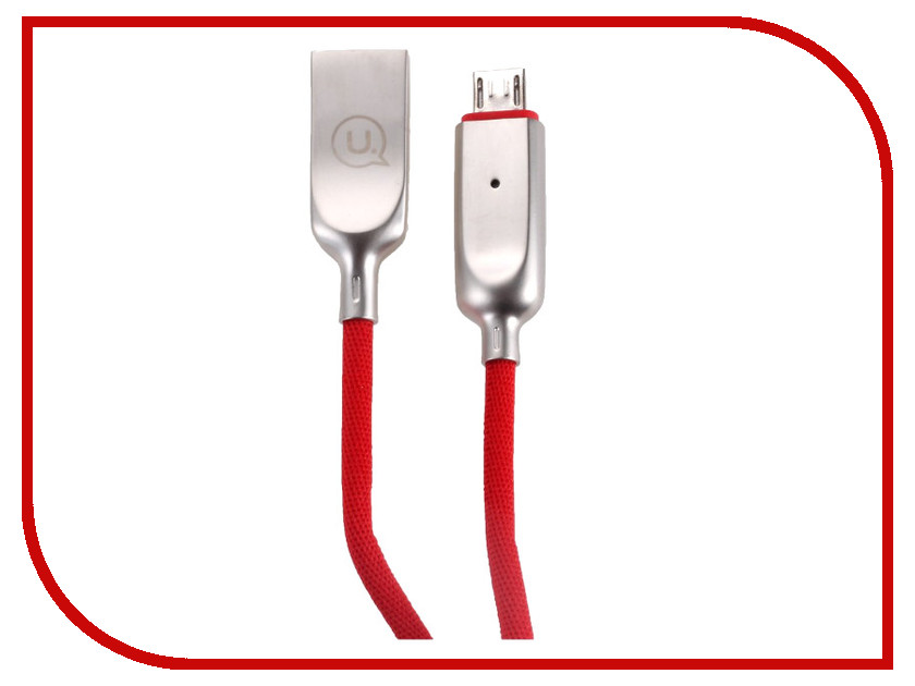 

Аксессуар USAMS U-Sun Series US-SJ179 USB - MicroUSB 1.2m Red, US-SJ179