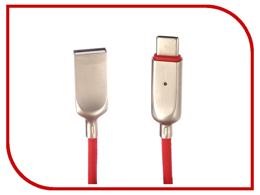 

Аксессуар USAMS U-Sun Series US-SJ180 USB - Type-C 1.2m Red, US-SJ180
