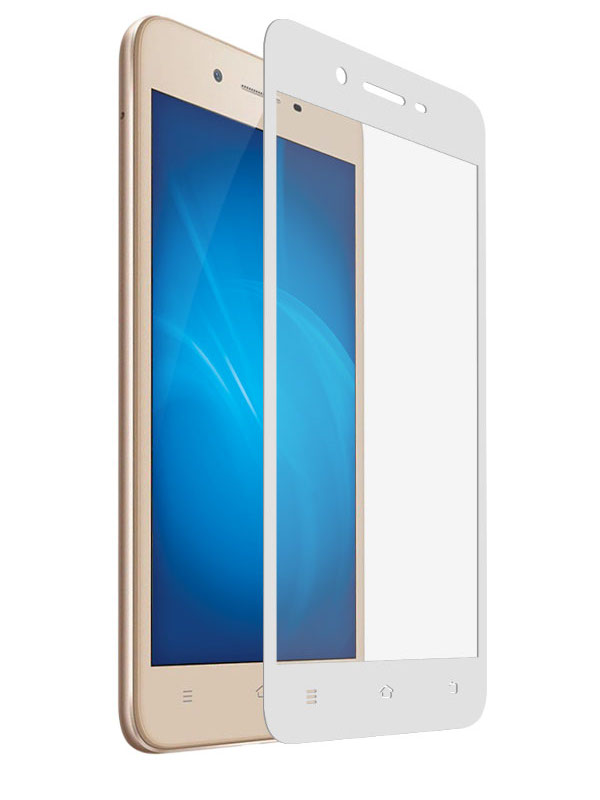 

Аксессуар Закаленное стекло DF для Vivo Y65 Full Screen vColor-02 White, Vivo Y65