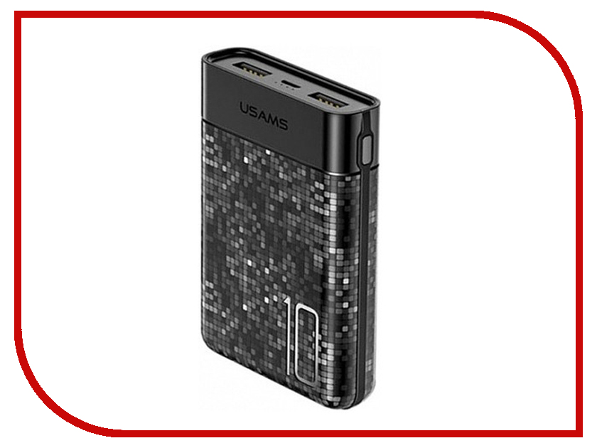 

Аккумулятор USAMS PB1 US-CD35 10000mAh Black, US-CD35