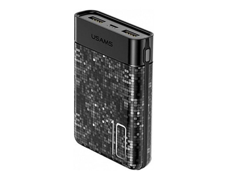 

Аккумулятор USAMS PB1 US-CD35 10000mAh Black, US-CD35