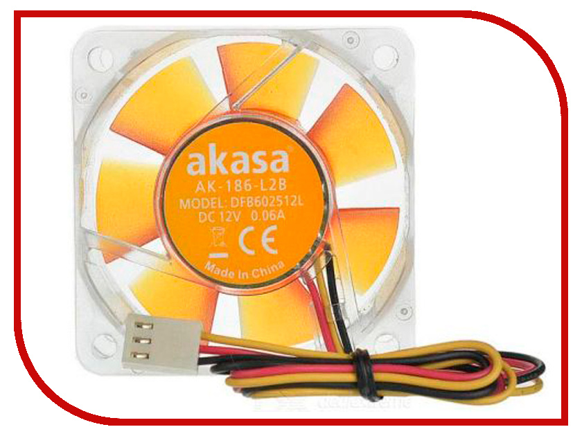 

Вентилятор Akasa 60mm Amber AK-186-L2B, AK-186-L2B