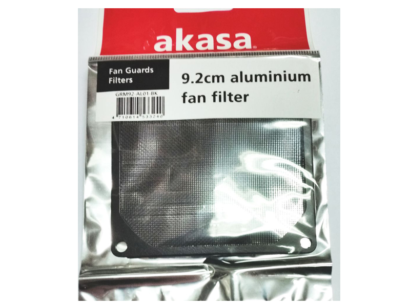 фото Фильтр для вентилятора Akasa 92mm GRM92-AL01-BK