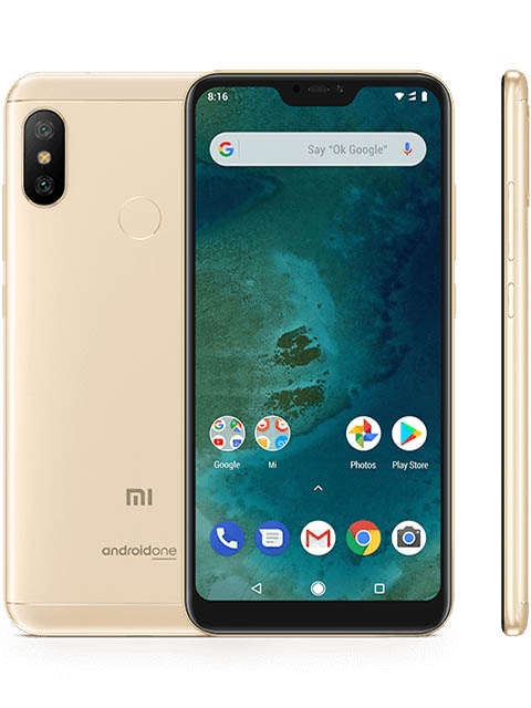 

Сотовый телефон Xiaomi Mi A2 Lite 3/32GB Gold, Mi A2 Lite