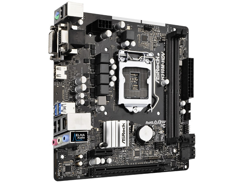 

Материнская плата ASRock H310M-HDV, H310M-HDV