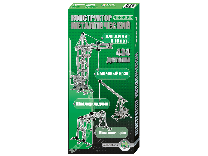 

Конструктор Десятое Королевство Краны 434 элементов Металлический 00865, Краны