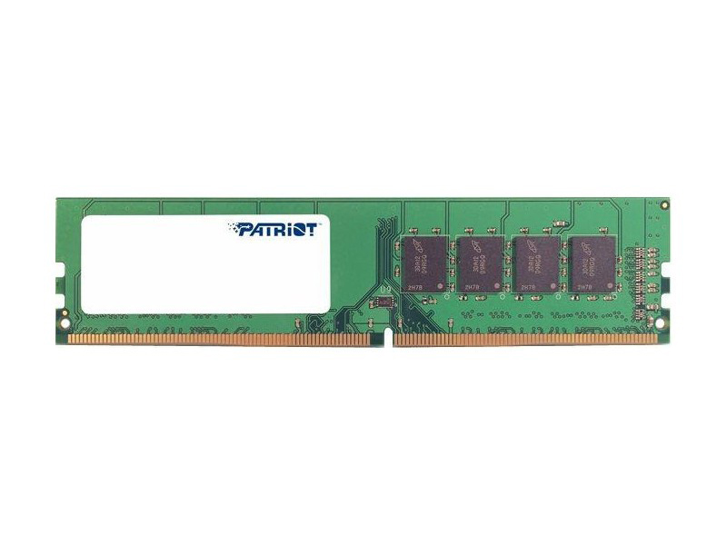 фото Модуль памяти patriot memory ddr4 dimm 2400mhz pc4-19200 - 4gb psd44g240082