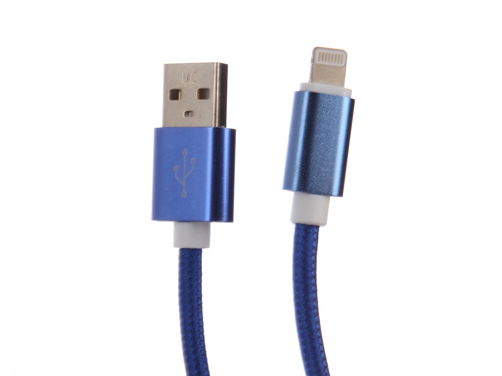 фото Аксессуар Red Line USB - 8 pin 2m Nylon Braid Blue