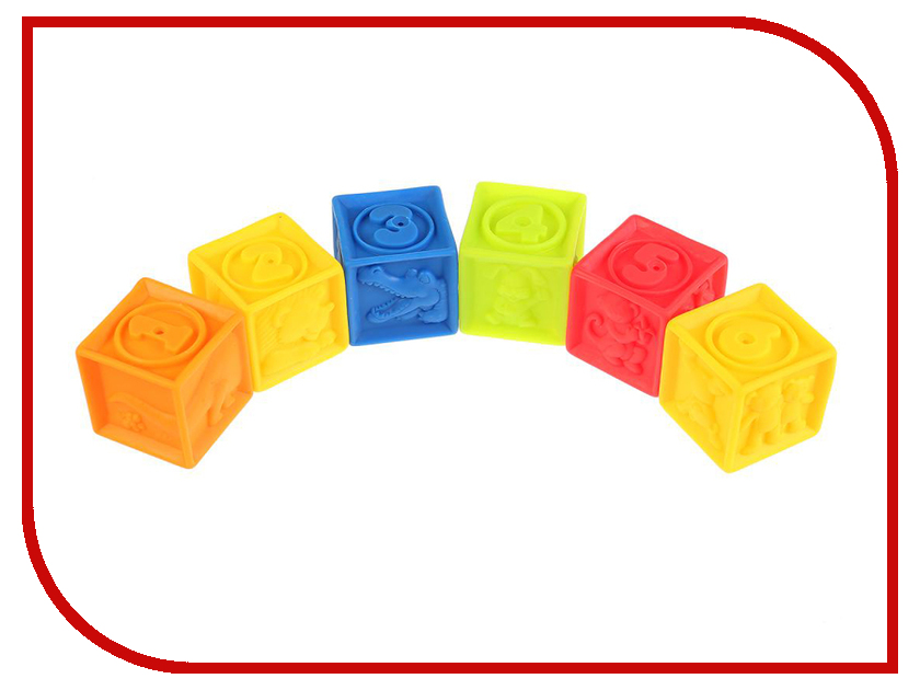

Игрушка Играем вместе Кубики 6шт LXN-3C-6, Кубики