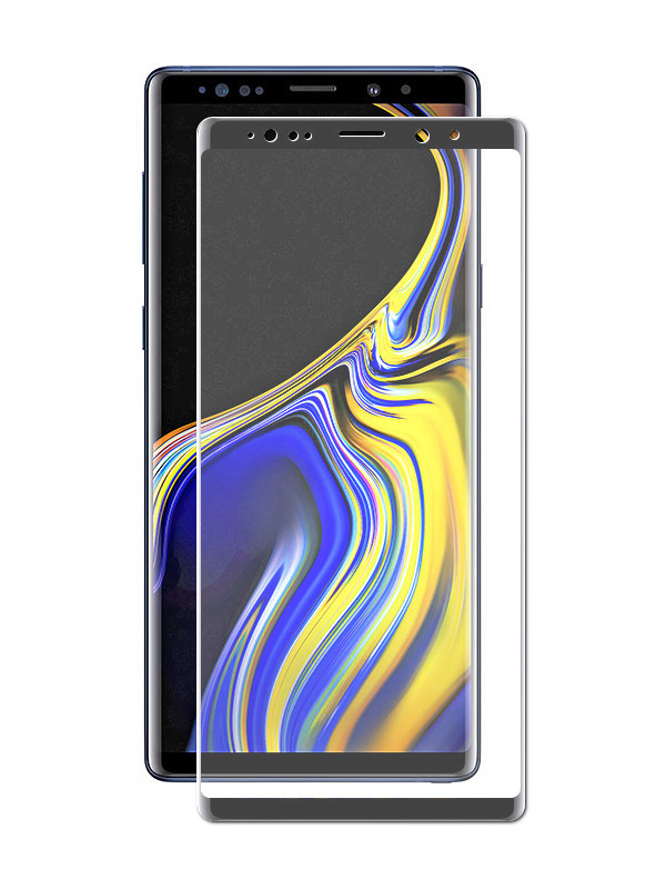 

Аксессуар Защитное стекло для Samsung Note 9 Mobius 3D Curved Edge Black 4232-200, 4232-200