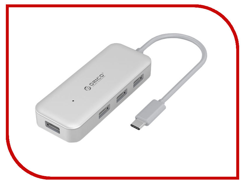 

Хаб USB Orico TC4U-U3 Silver, TC4U-U3