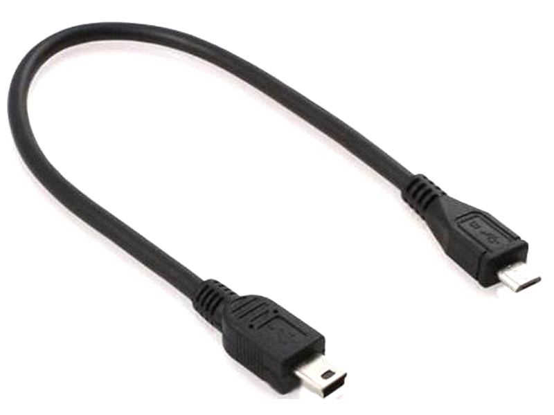 

Аксессуар GCR MicroUSB-MiniUSB 20cm Black GCR-MB2M5-BB2S-0.2m, GCR-MB2M5-BB2S-0.2m