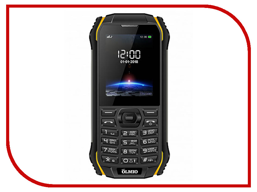 

Сотовый телефон Olmio X05 Black-Yellow, X05