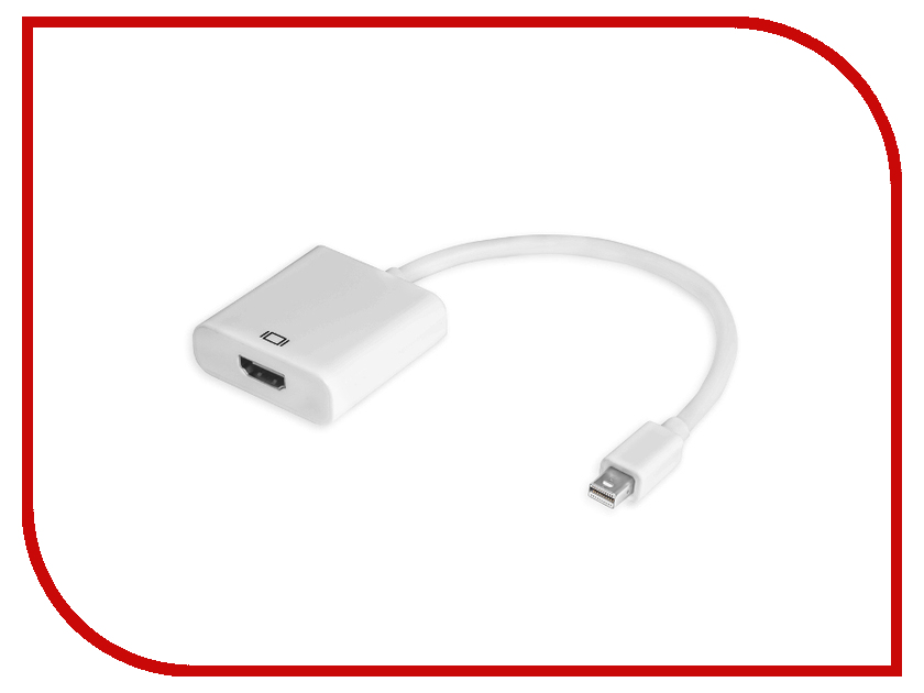 

Аксессуар Greenconnect APPLE mini DisplayPort 20M - HDMI 19F GCR-MDP2HD2, GCR-MDP2HD2