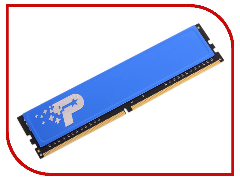 фото Модуль памяти Patriot Memory PSD44G240081H DDR4 DIMM 2400Mhz PC4-19200 CL17 - 4Gb