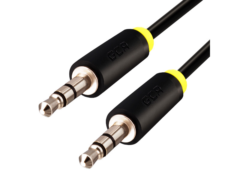 фото Аксессуар Greenconnect 3.5 Jack - 3.5 Jack 0.5m Black-Yellow GCR-AVC1114-0.5m