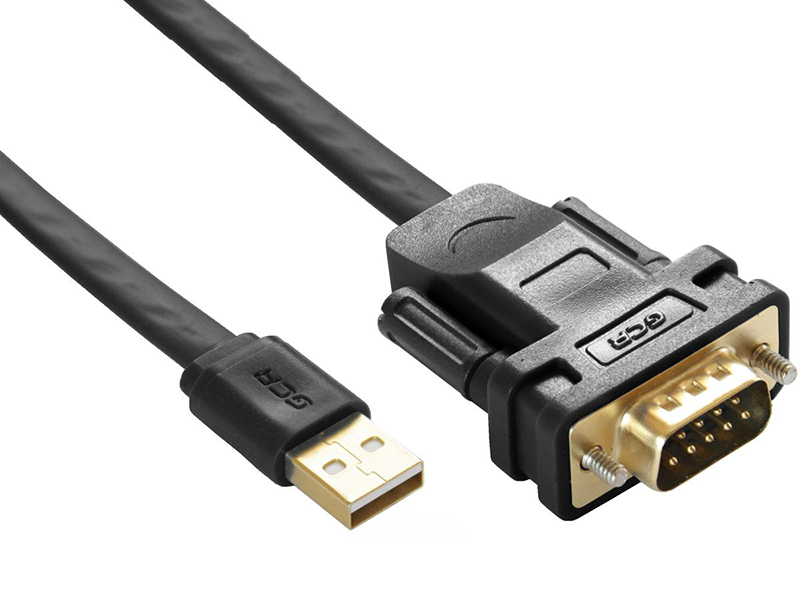 

Аксессуар GCR PRO USB 2.0 AM / DB9 RS-232 3m Black GCR-UOC5M-BCG-3m, GCR-UOC5M-BCG-3m