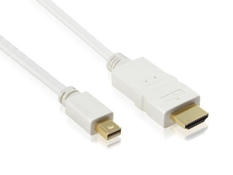 фото Аксессуар Greenconnect mini DisplayPort 20M - HDMI 19F White GCR-50672 1.8m