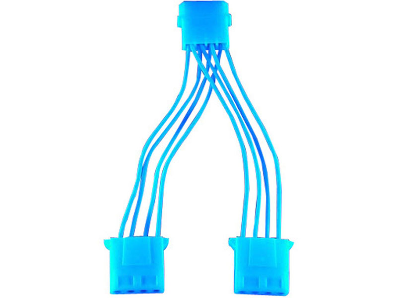 

Аксессуар Кабель-разветвитель Akasa 2x4 pin 20cm Blue AK-PY-BLUV, AK-PY-BLUV