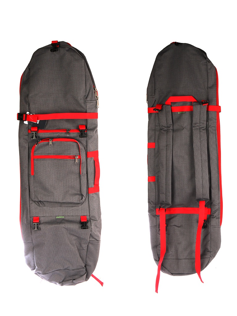 Рюкзак Skatebox Для электросамокатов Graphite-Red STU-ES-34-red