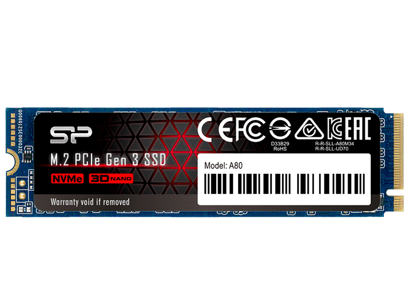 фото Жесткий диск Silicon Power PCIe Gen3x4 P34A80 1Tb SP001TBP34A80M28