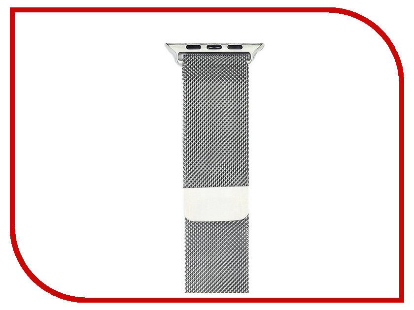 

Аксессуар Ремешок Gurdini Milanese Loop для APPLE Watch 38mm Silver 906158, 906158