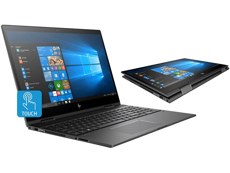 

Ноутбук HP Envy x360 15-cn0013ur Dark Silver 4GW94EA (Intel Core i7-8550U 1.8 GHz/16384Mb/1000Gb+256Gb SSD/nVidia GeForce MX150 4096Mb/Wi-Fi/Bluetooth/Cam/15.6/1920x1080/Windows 10 Home 64-bit), Envy x360 15-cn0013ur