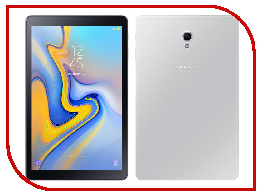 фото Планшет Samsung SM-T590 Galaxy Tab A 10.5 32Gb Wi-Fi Silver SM-T590NZAASER (Qualcomm Snapdragon 450 1.8 GHz/3072Mb/32Gb/Wi-Fi/Bluetooth/Cam/10.5/1920x1200/Android)