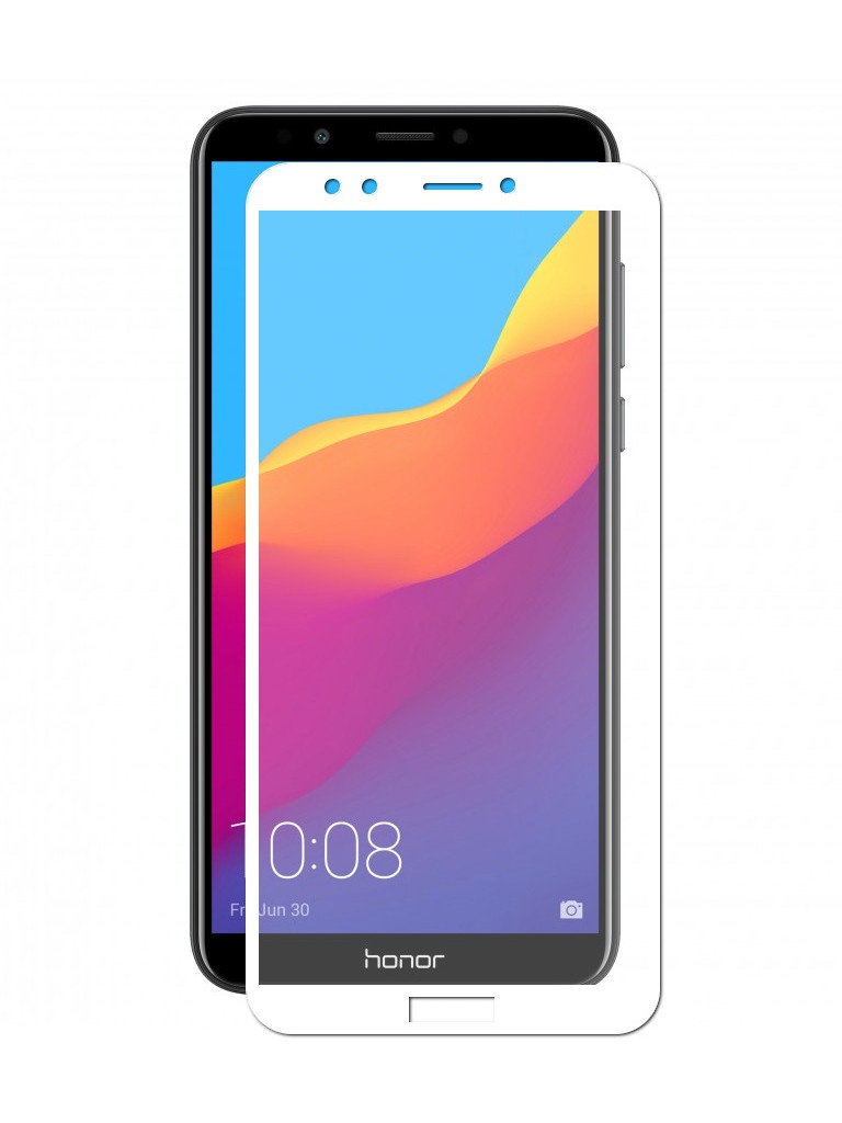 

Аксессуар Защитное стекло LuxCase для Huawei Y7 Prime / Honor 7C Pro 2.5D Full Screen Full Glue White Frame 77984, 77984