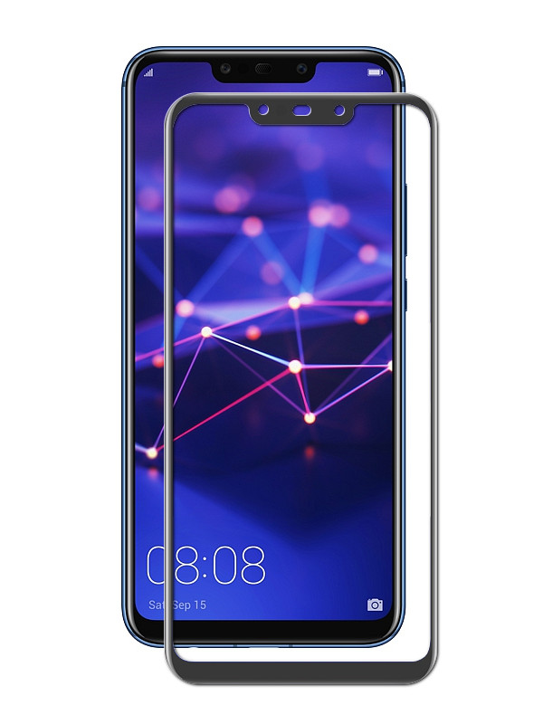 фото Аксессуар Защитное стекло DF для Huawei Mate 20 Lite Fullscreen+Fullglue hwColor-72 Black Df-group