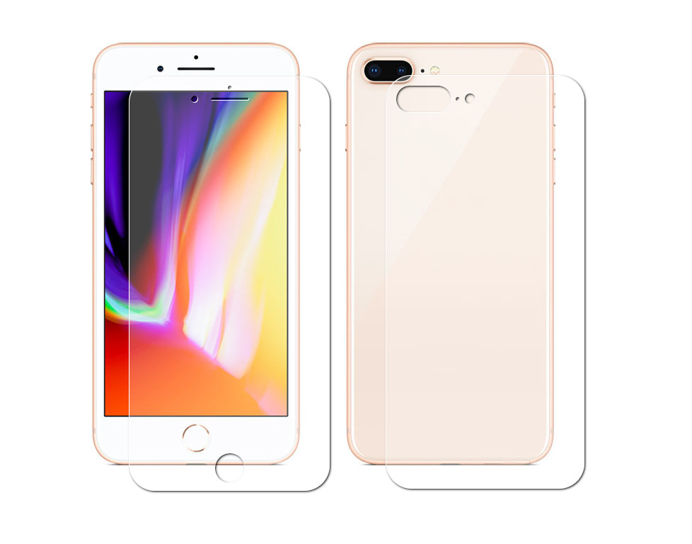 

Аксессуар Защитная пленка LuxCase для APPLE iPhone 8 Plus Full Screen Front&Back Transparent 88930, 88930