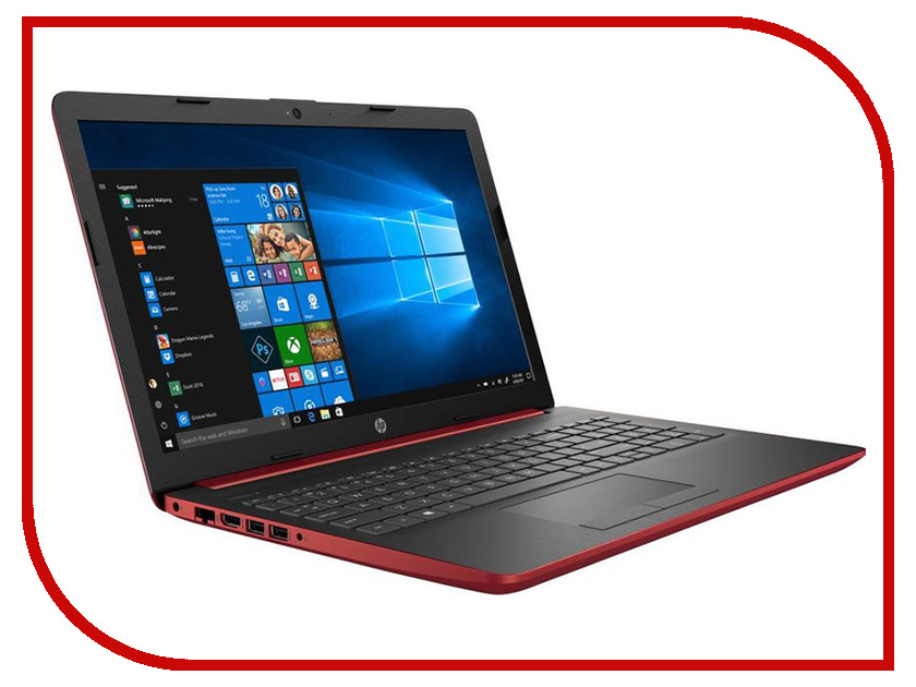 фото Ноутбук HP Pavilion 15-db0185ur 4MJ73EA Red (AMD A4-9125 2.3 GHz/4096Mb/500Gb/AMD Radeon R3/Wi-Fi/Bluetooth/Cam/15.6/1920x1080/Windows 10 64-bit Hp (hewlett packard)