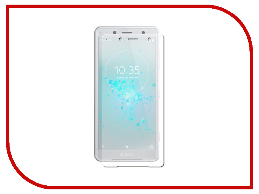 

Аксессуар Защитная пленка LuxCase для Sony Xperia XZ2 Full Screen Transparent 88367, 88367