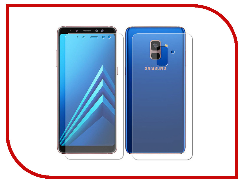 

Аксессуар Защитная пленка для Samsung Galaxy A8 Plus LuxCase Full Screen Front&Back Transparent 88178, 88178