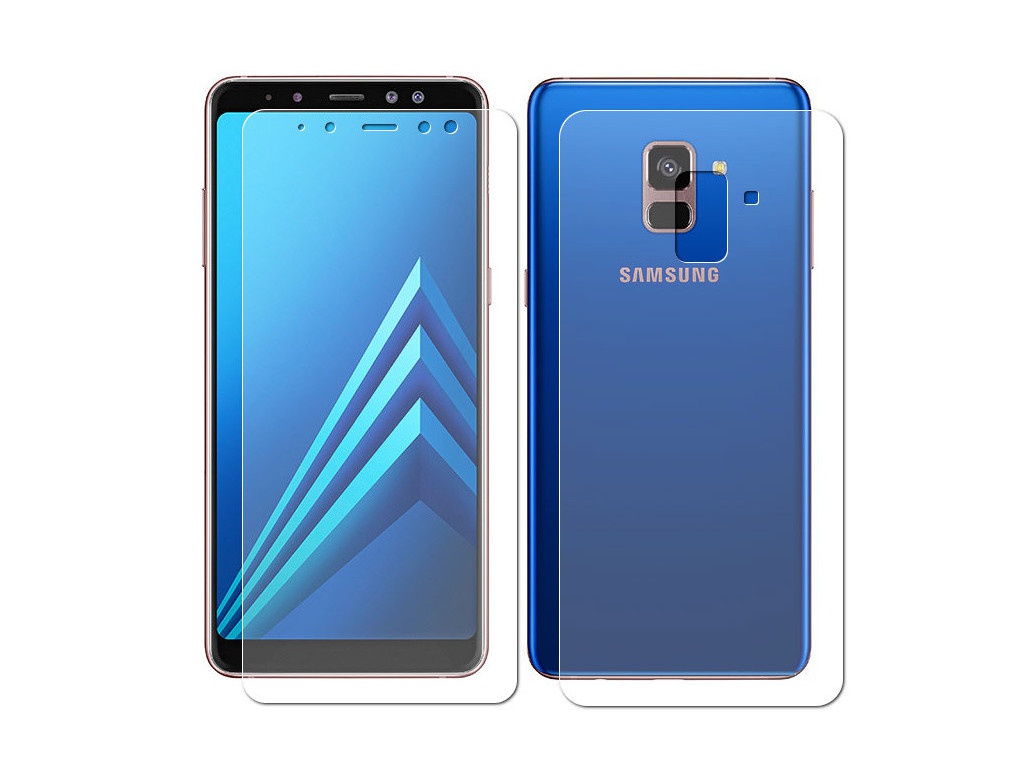 

Аксессуар Защитная пленка LuxCase Full Screen Front&Back для Samsung Galaxy A8 Plus Transparent 88178, 88178
