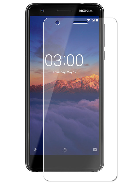 

Аксессуар Защитная пленка LuxCase для Nokia 3.1 2018 Full Screen Transparent 88639, 88639
