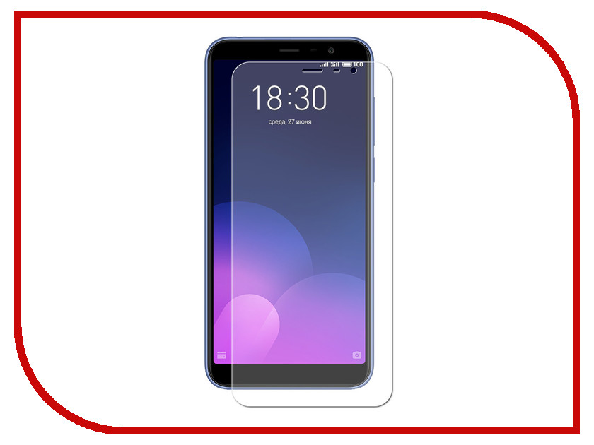 

Аксессуар Защитная пленка для Meizu M6T LuxCase Full Screen Transparent 88335, 88335