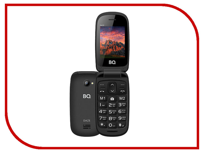 

Сотовый телефон BQ BQ-2437 Daze Black, 2437 Daze