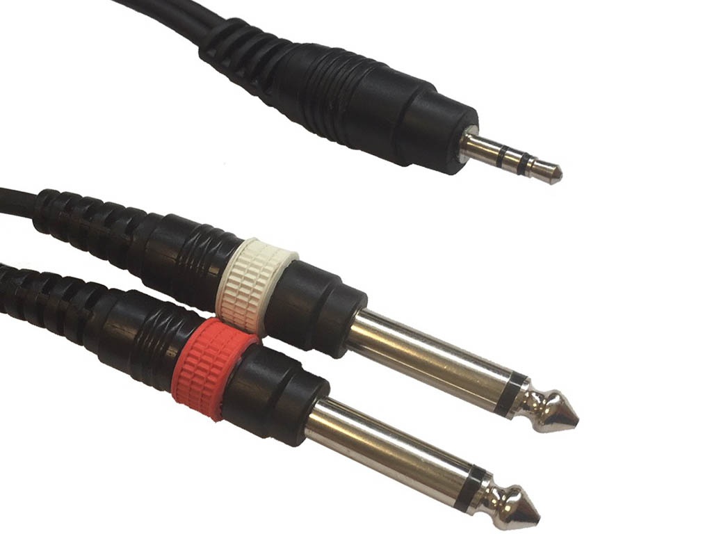 Аксессуар American Dj 3.5 Jack Stereo M - 2x6.3 Jack/M 1.5m AC-J3S-2J6M/1.5