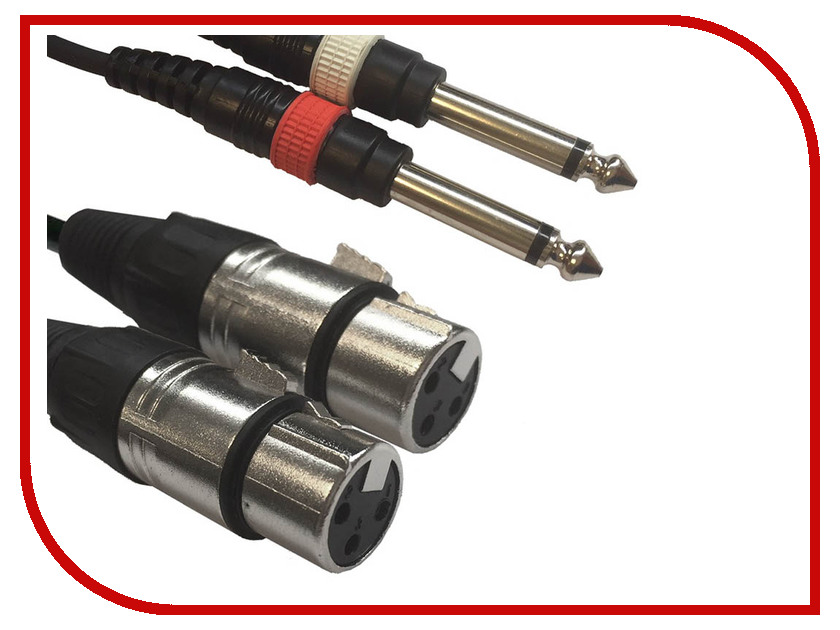 

American Dj 2x6.3mm Jack/M - 2xXLR F 1.5m AC-2XF-2J6M/1.5, AC-2XF-2J6M/1.5