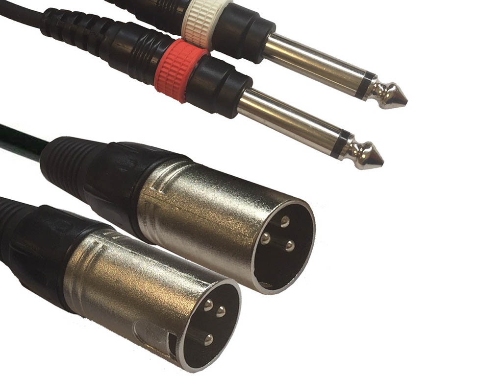 

Кабель American Dj 2x6.3mm Jack/M - 2xXLR M 3m AC-2XM-2J6M/3, AC-2XM-2J6M/3