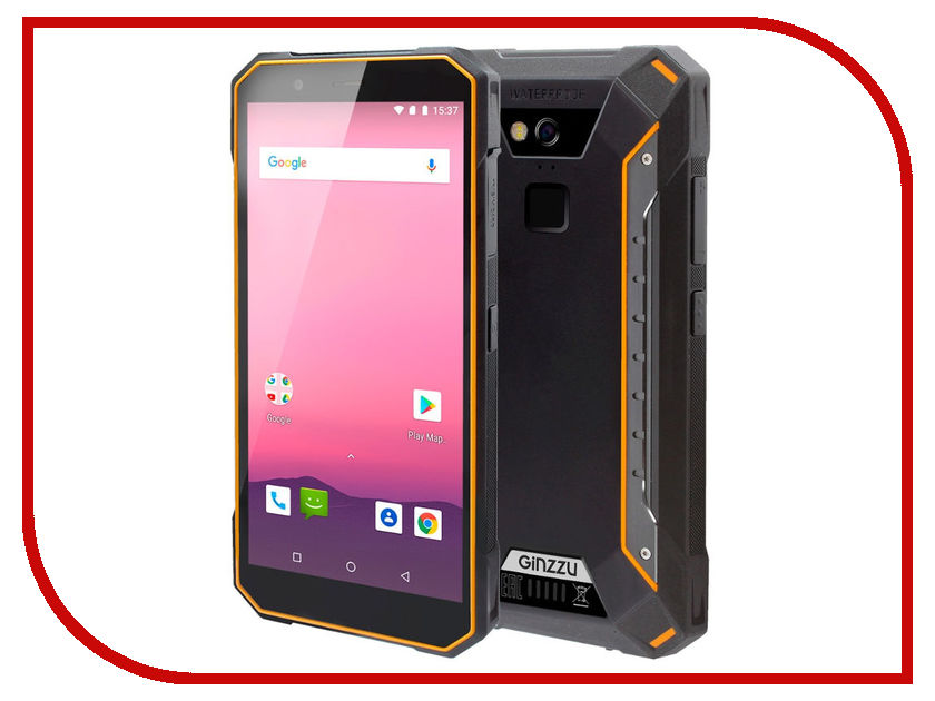 

Сотовый телефон Ginzzu RS9602 Black-Orange, RS9602