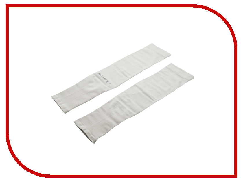 

Рукава спортивные ROMIX Sleeves RH41 White 30364, Sleeves RH41