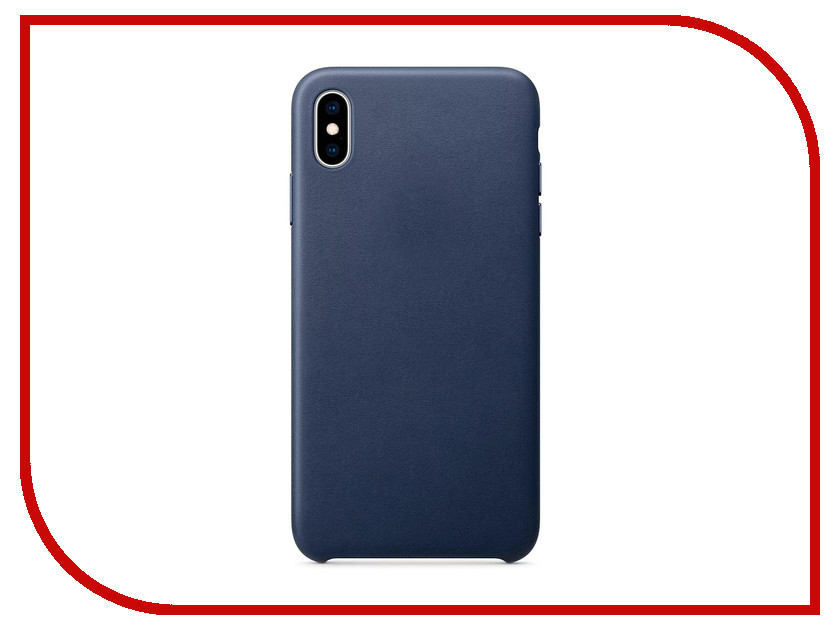 

Аксессуар Чехол APPLE iPhone XS Max Leather Case Midnight Blue MRWU2ZM/A, APPLE iPhone XS Max