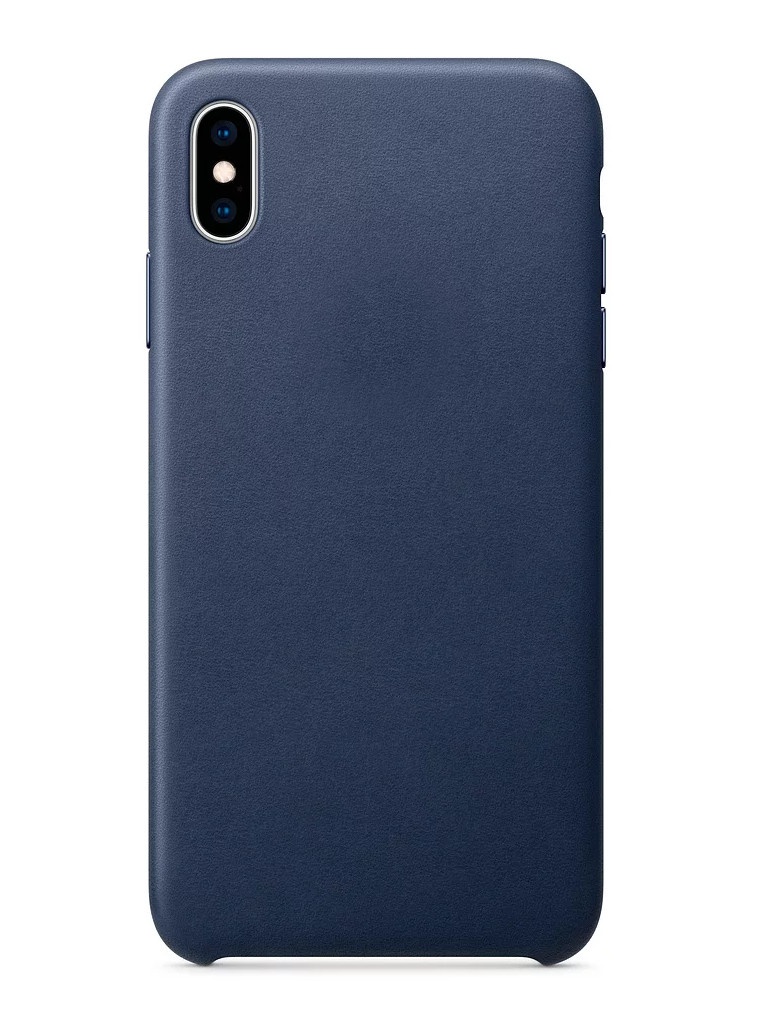 

Аксессуар Чехол APPLE iPhone XS Max Leather Case Midnight Blue MRWU2ZM/A, APPLE iPhone XS Max