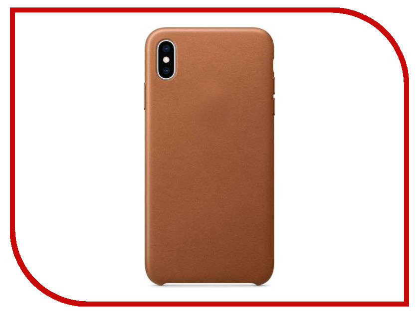 

Аксессуар Чехол APPLE iPhone XS Max Leather Case Saddle Brown MRWV2ZM/A, APPLE iPhone XS Max