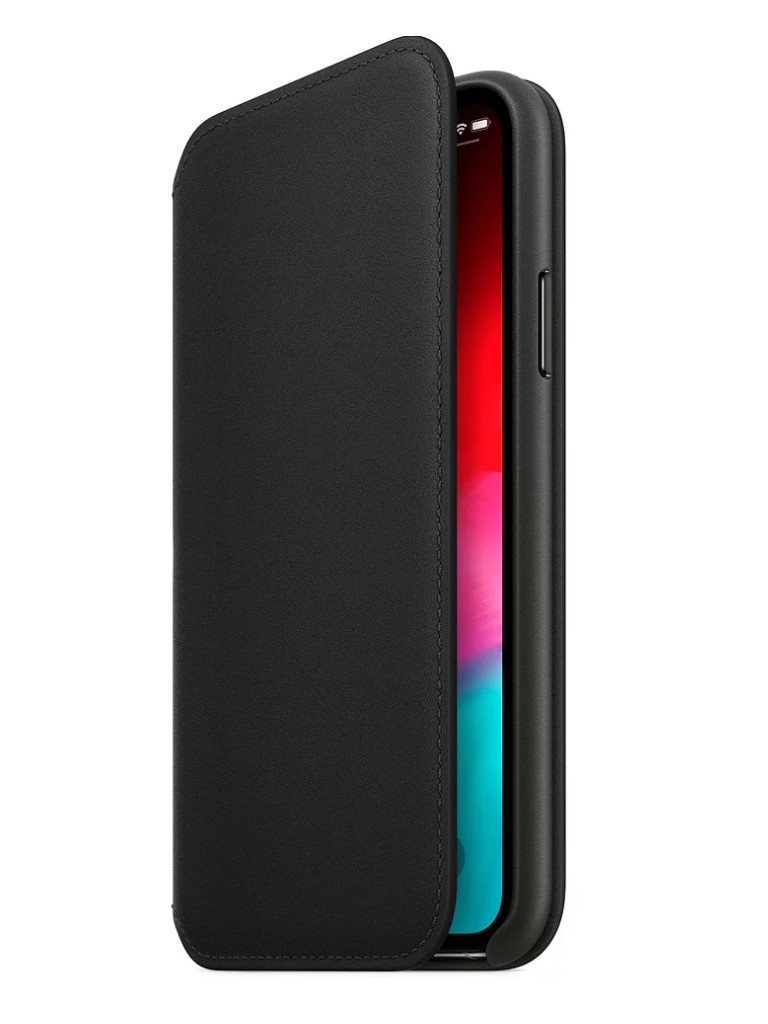 

Аксессуар Чехол APPLE iPhone XS Leather Folio Black MRWW2ZM/A, APPLE iPhone XS