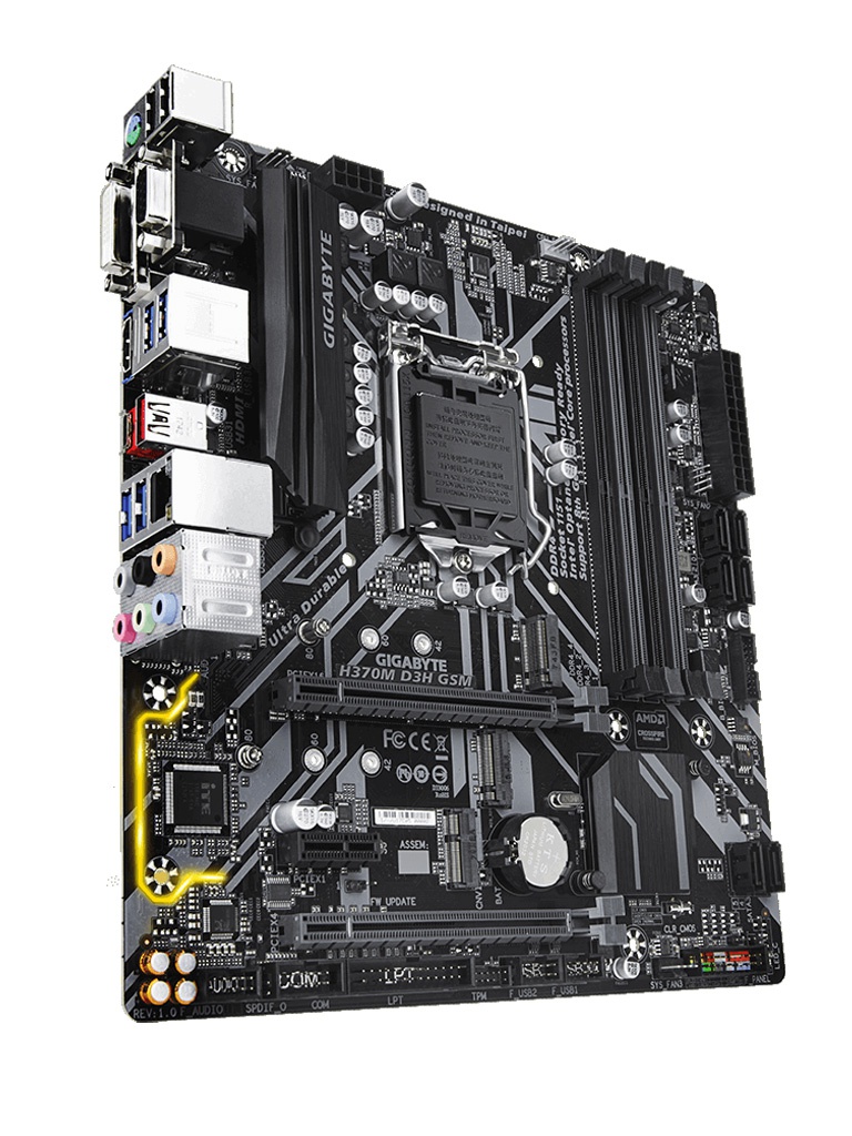 

Материнская плата GIGABYTE H370M D3H GSM (rev. 1.0), H370M D3H GSM