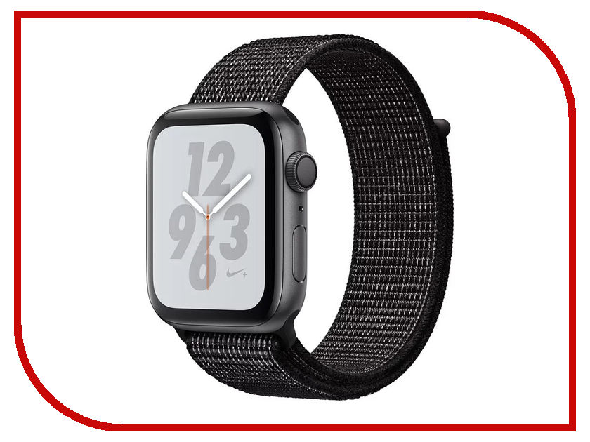 фото Умные часы APPLE Watch Nike+ Series 4 40mm Space Grey Aluminium Case with Black Nike Sport Loop MU7G2RU/A
