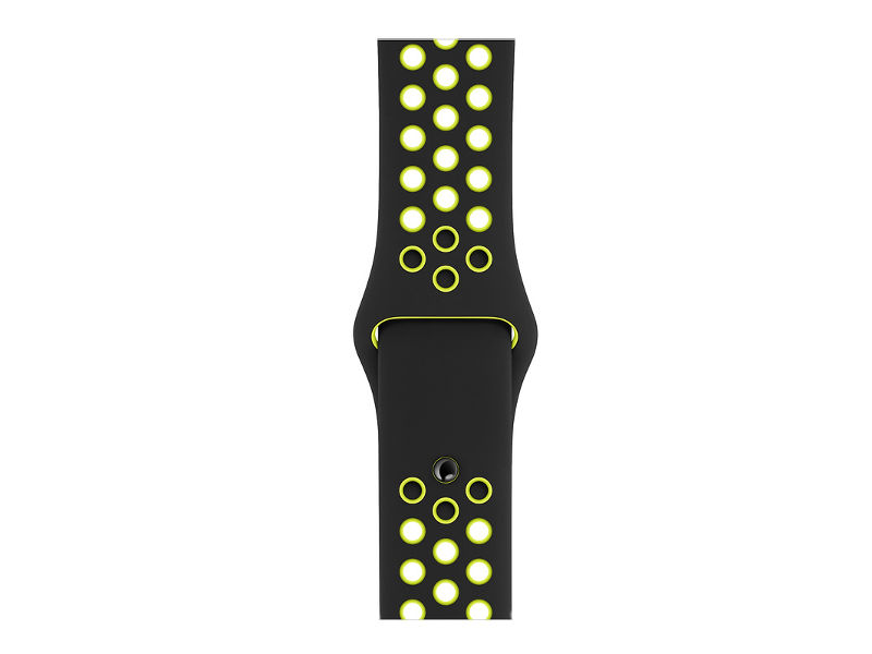 

Аксессуар Ремешок APPLE Watch 40mm Nike Sport Band S/M - M/L Black-Volt MTMN2ZM/A, Nike Sport Band